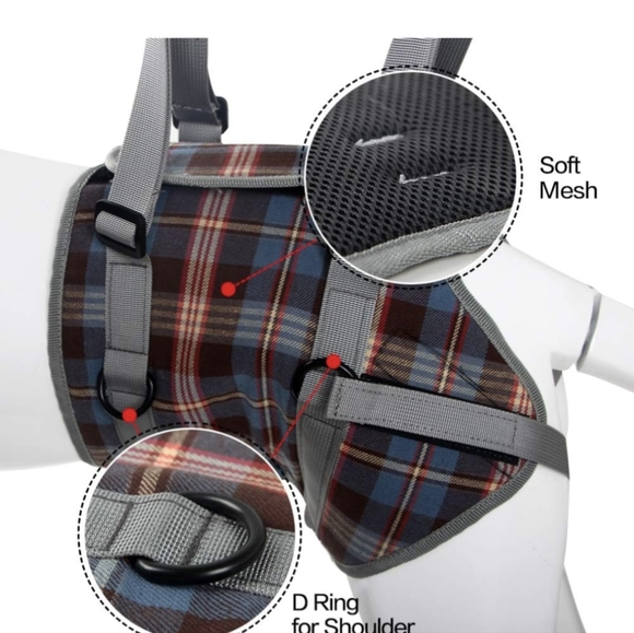 🐾 Dog Recovery Sling Lift Harness Portable Pet Rehabilitation Vest Adjustable - Picture 15 of 15